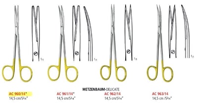 METZENBAUM/METZENBAUM-DELIC./METZENBAUM-DELICATE SCS TUC STR/CVD BL/BL  For veterinary use1